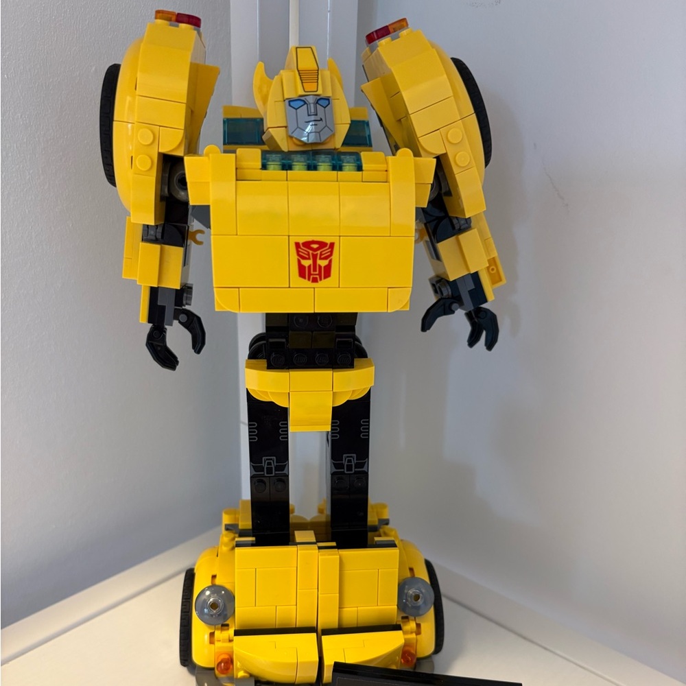 Lego Yellow Transforming Robot Figure